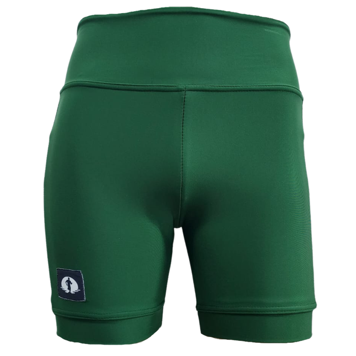 High Waist Funky Pants- Bottle Green