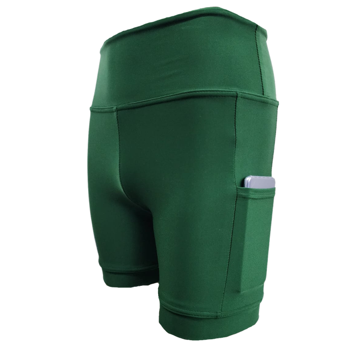 High Waist Funky Pants- Bottle Green