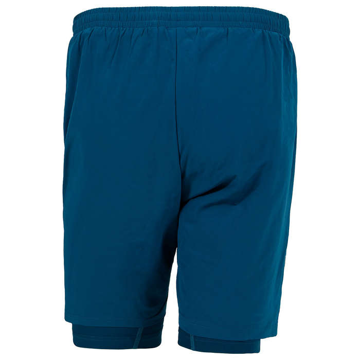 First Ascent Men's Corefit 2in1 7inch Running Shorts Blue Ink