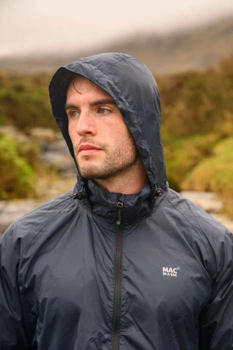 Mac in a Sac Origin 2 Waterproof Unisex Jacket (Navy)