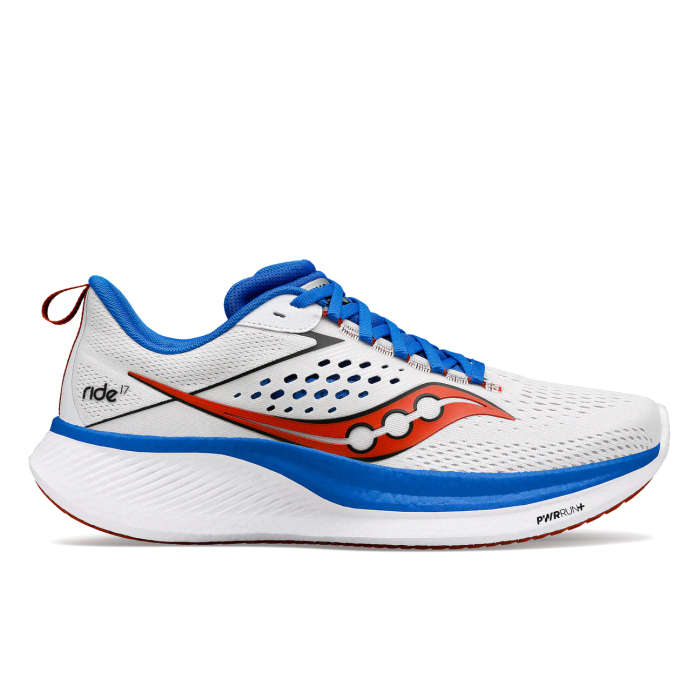 Saucony Ride 17 Men's (White/Cobalt)