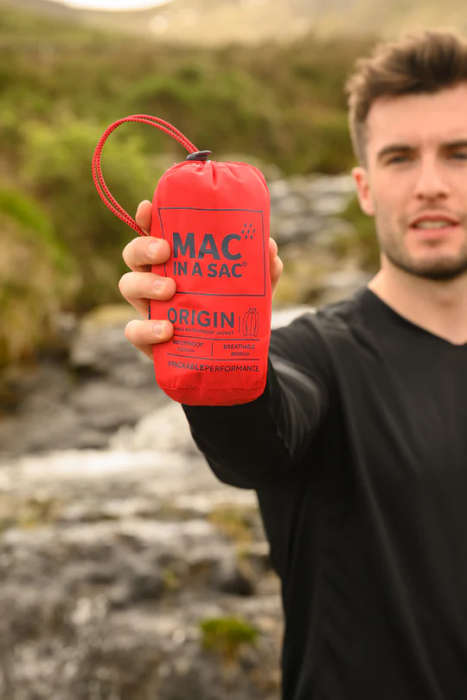 Mac in a Sac Origin 2 Waterproof Unisex Jacket (Red)