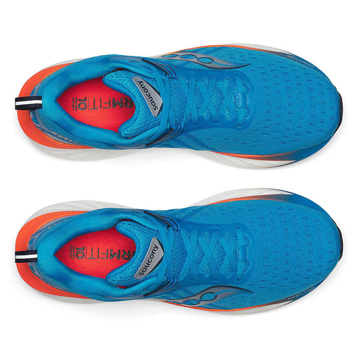 Saucony Triumph 22 Road Running Shoes Men's (Viziblue/Pepper Bleu)