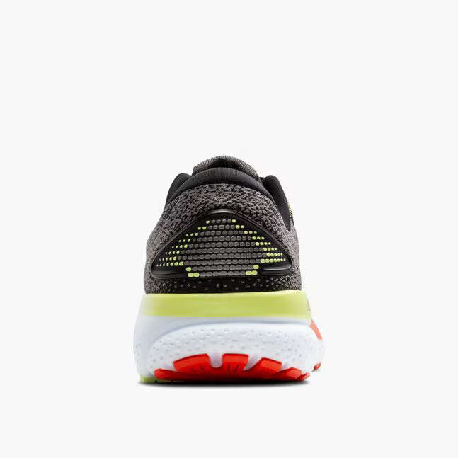 Brooks Ghost 16 Men's (Wide/2E) (Black/Mandarin Red/Green)