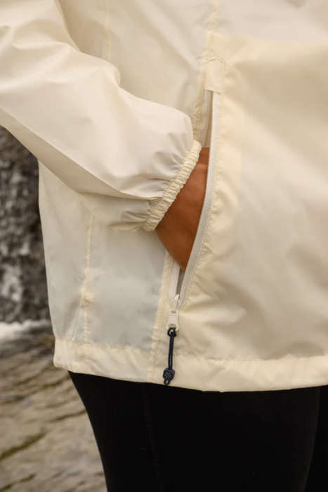Mac in a Sac Origin 2 Waterproof Unisex Jacket (Ivory)