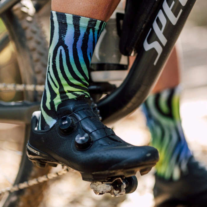 SOX Electric Zebra Socks