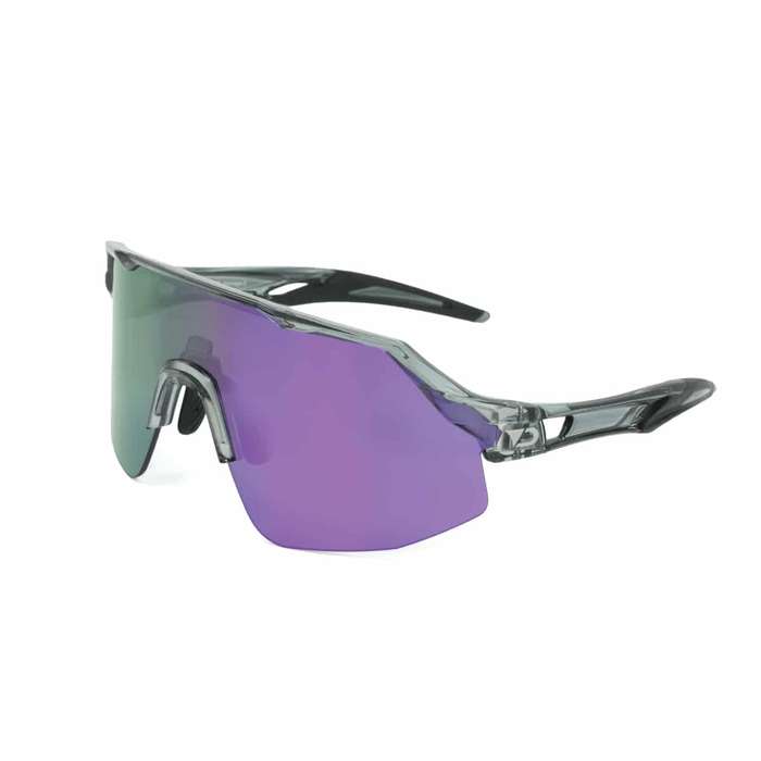Darcs Vantage II Sport Sunglasses (Crystal Smoke/Purple Revo)