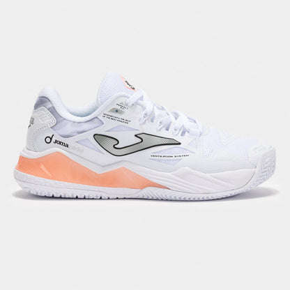 Joma Spin 2502 Women's Padel Shoes (White)