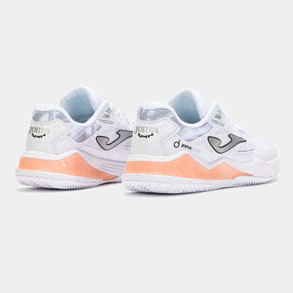 Joma Spin 2502 Women's Padel Shoes (White)