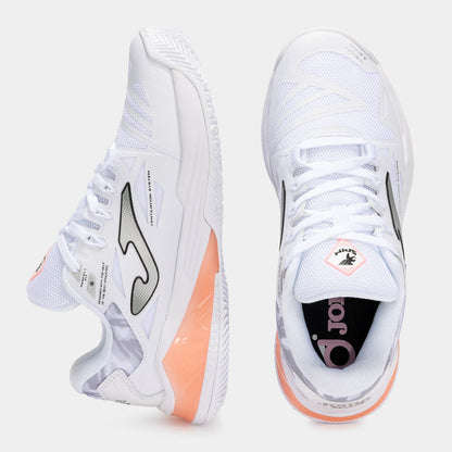 Joma Spin 2502 Women's Padel Shoes (White)