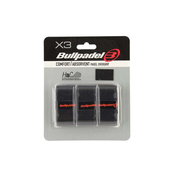 Bullpadel Comfort Overgrips Black
