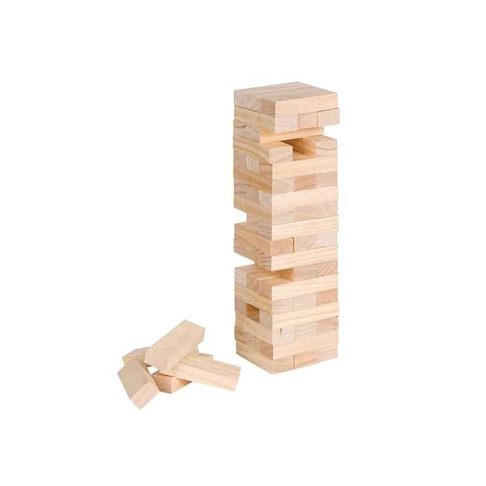 Upsized Jenga Table Top Building Blocks (With Bag)