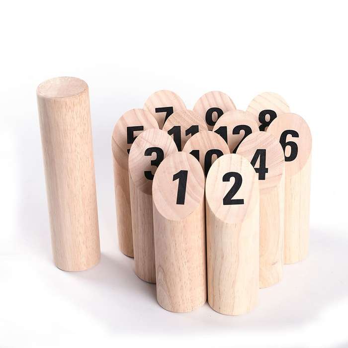 Trendify Molky Like Wooden Throwing Outdoor Game (Made in S.A.)