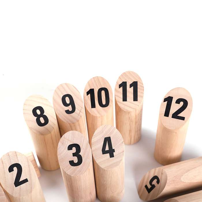 Trendify Molky Like Wooden Throwing Outdoor Game (Made in S.A.)