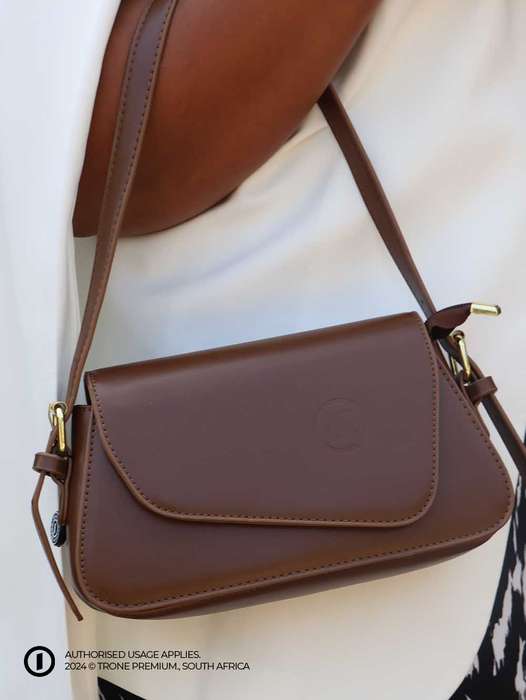 Debbie Patricks' Luxury Crossbody Bag - Brown