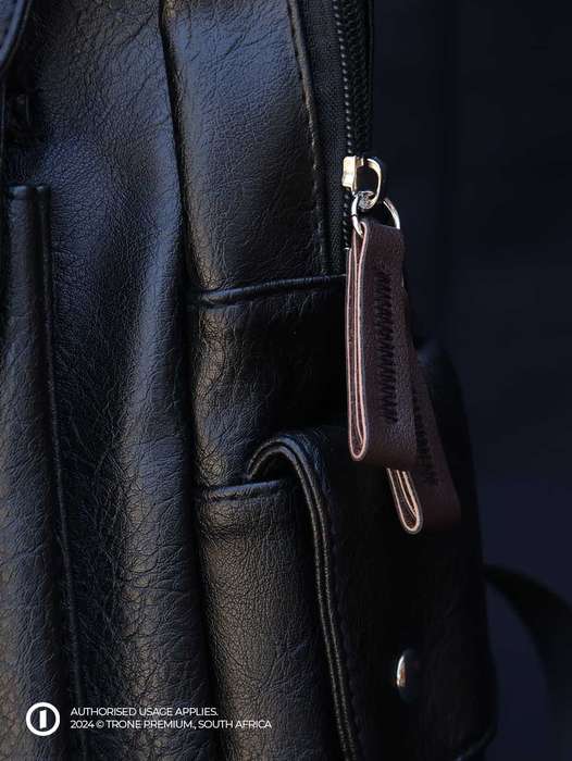 David Patricks' Slimline Backpack - Black