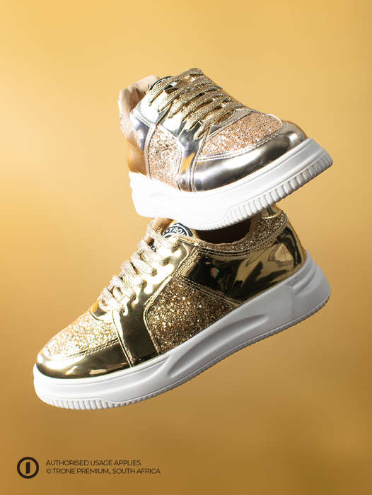 Reems Sneakers - Gold