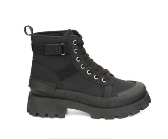 TTP Fashion Platform Combat Ladies Ankle Boots
