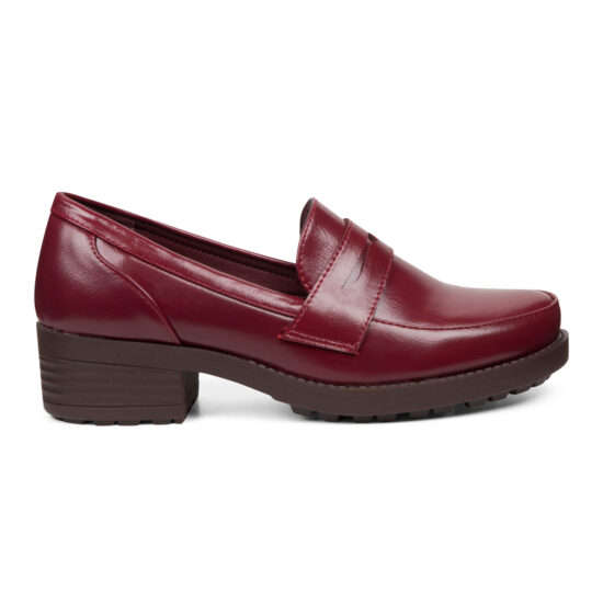 Alxir Ladies Slip On Platform Loafers PSL2048-3