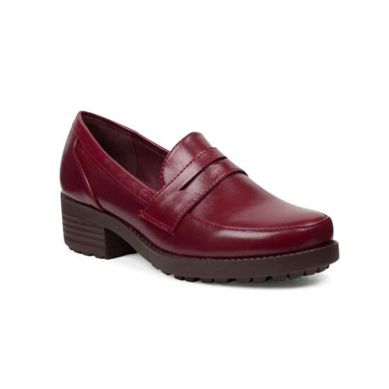 Alxir Ladies Slip On Platform Loafers PSL2048-3