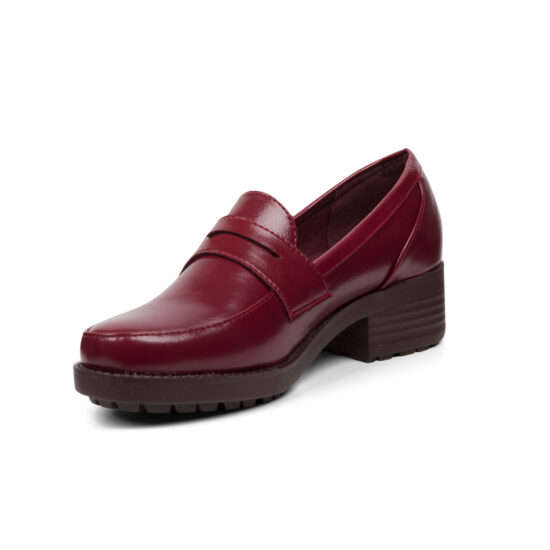 Alxir Ladies Slip On Platform Loafers PSL2048-3