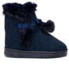 TTP Women's Suede Ankle Polar Boots with Ribbon Decor
