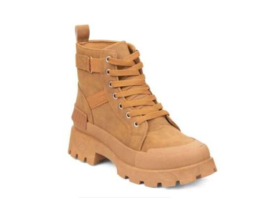 TTP Fashion Platform Combat Ladies Ankle Boots