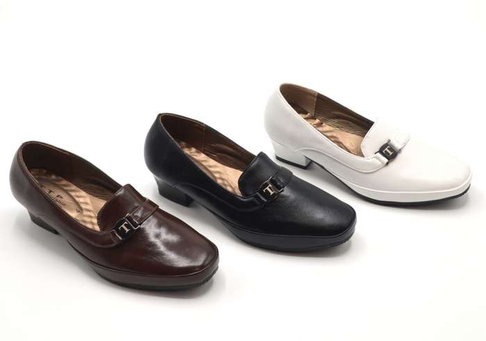 TTP Ladies Low Heel Court Shoe