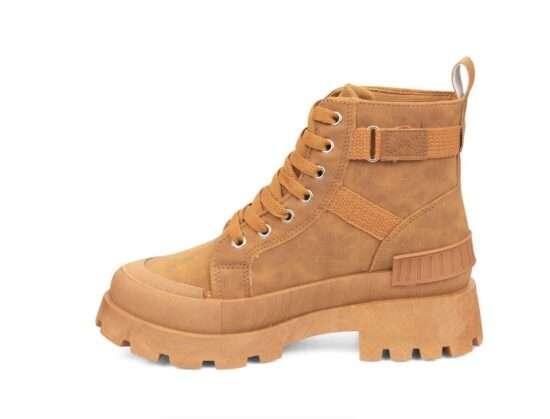 TTP Fashion Platform Combat Ladies Ankle Boots