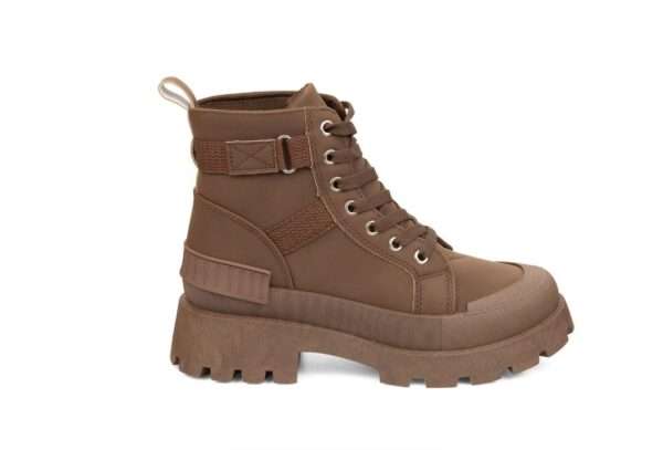 TTP Fashion Platform Combat Ladies Ankle Boots