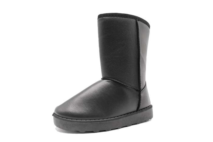 TTP Women's Simple PU Ankle Polar Boots