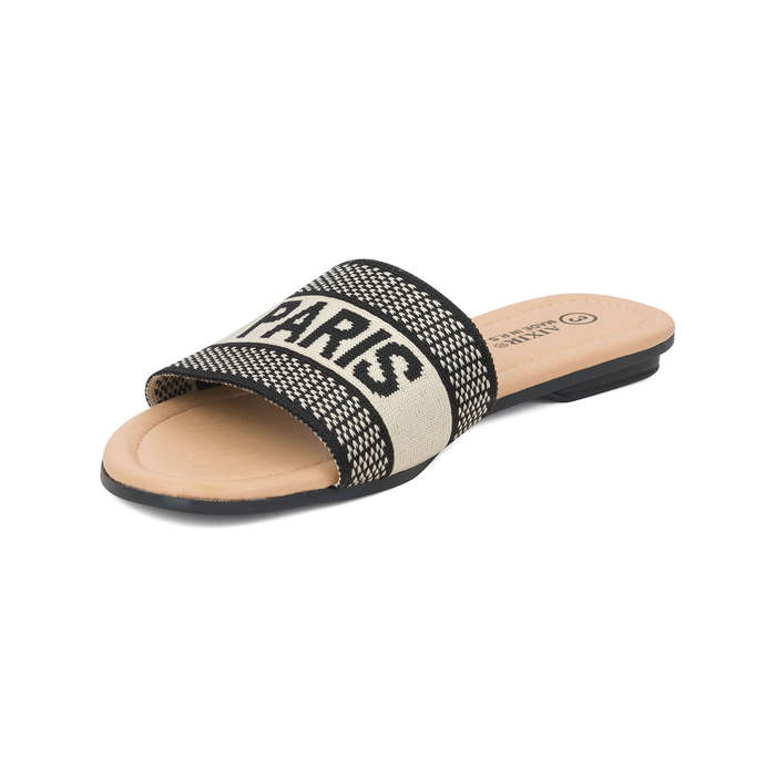 Alxir - Ladies Paris Style Textile Slippers PSL4103A
