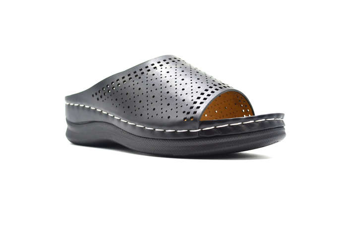 TTP Ladies Comfortable Slip-On Sandals with Cut Out Detail L18816