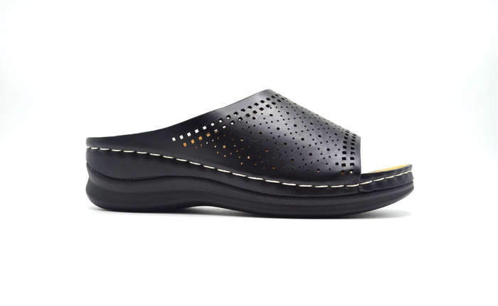 TTP Ladies Comfortable Slip-On Sandals with Cut Out Detail L18816
