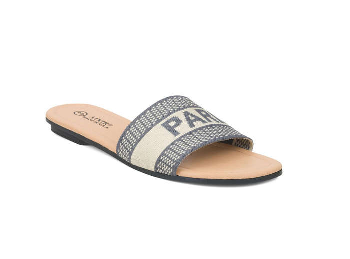 Alxir - Ladies Paris Style Textile Slippers PSL4103A