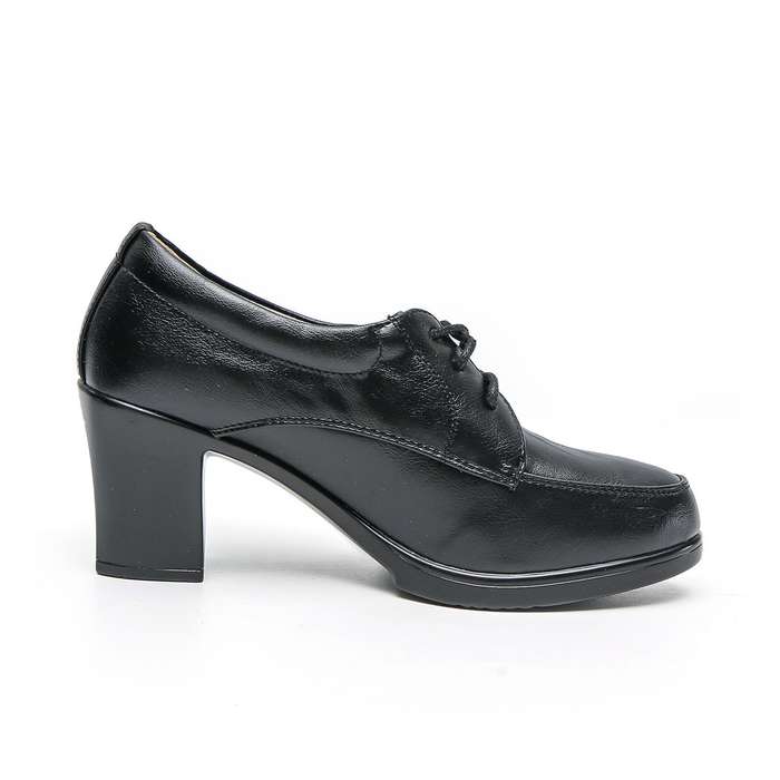TTP Fashion Platform Block Heel Lace Up Courts XBK3506