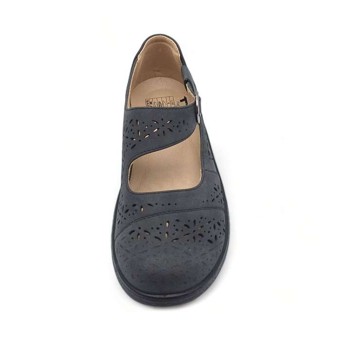 TTP Women Loafers with Elasticated Ankle Strap and Cut out Decor HT5601