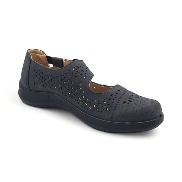 TTP Women Loafers with Elasticated Ankle Strap and Cut out Decor HT5601