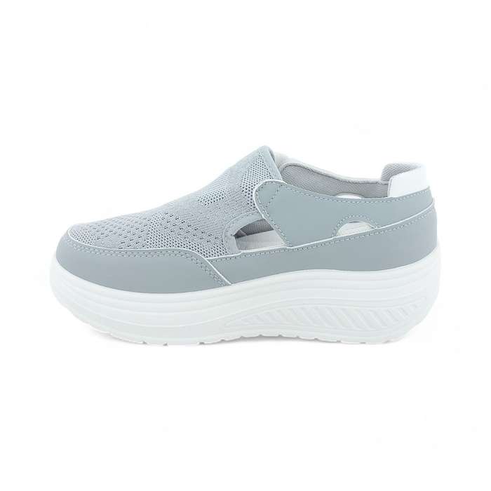 Fashion Platform Sneaker with Hook and Loop XB3905