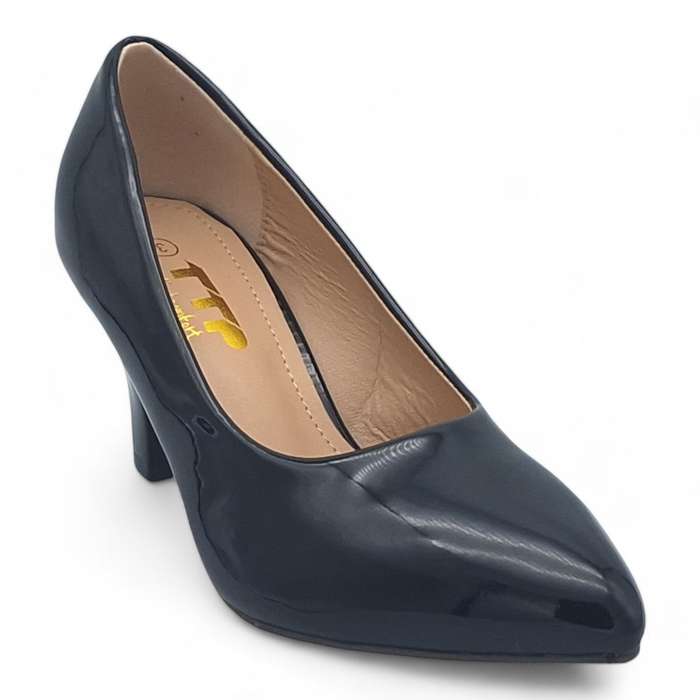 TTP Women Patent PU Spool Heel JSF92