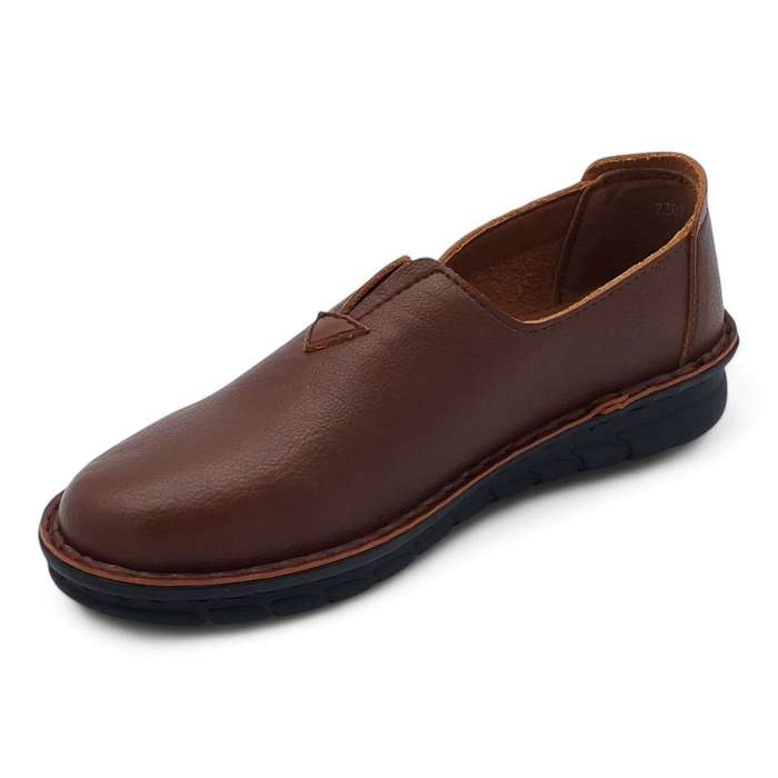 TTP Women Round Toe Slip On Cushioned Soft Sole Loafers XB7307