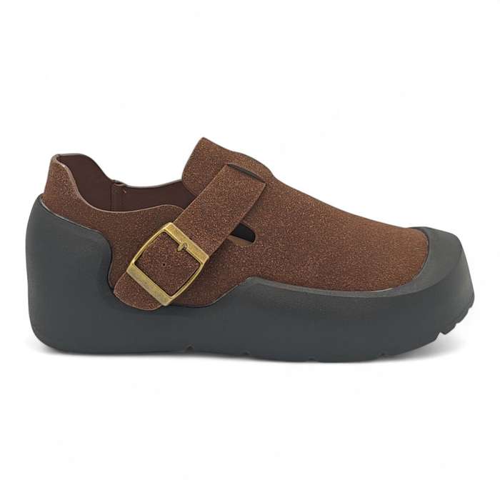 TTP Platform Mary Jane Chunky Lug Sole BKHT01