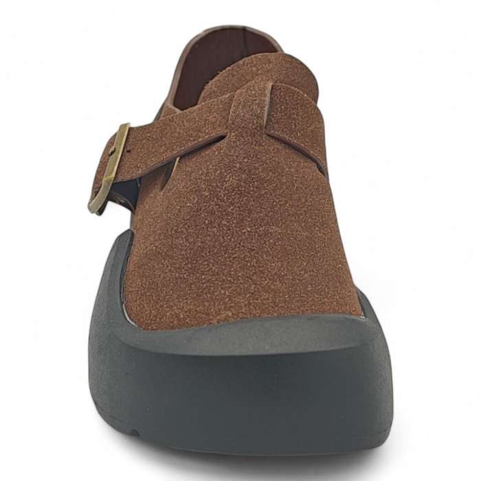TTP Platform Mary Jane Chunky Lug Sole BKHT01