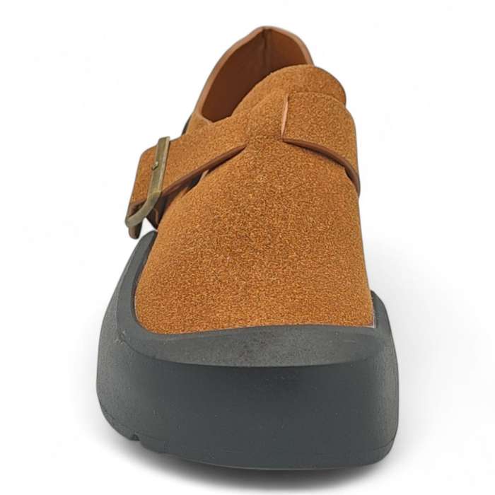 TTP Platform Mary Jane Chunky Lug Sole BKHT01