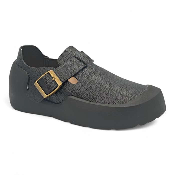 TTP Platform Terra Textured Mary Jane BKHT02