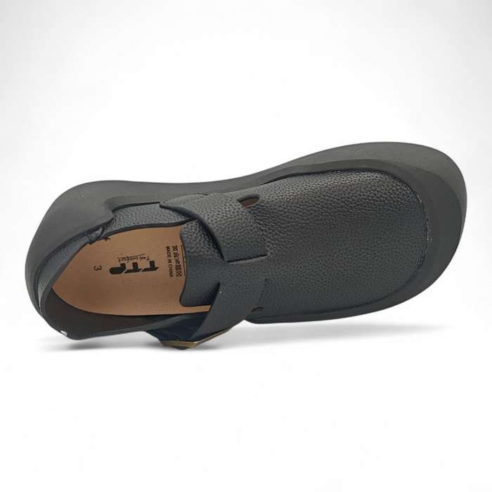 TTP Platform Terra Textured Mary Jane BKHT02