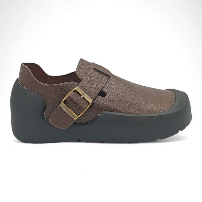 TTP Platform Terra Textured Mary Jane BKHT02