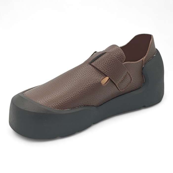 TTP Platform Terra Textured Mary Jane BKHT02