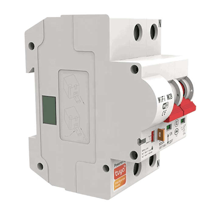 Smart Circuit Breaker 4 Pole 100A 380VAC RCBO Isolator | Consumption Monitor | WiFi Tuya
