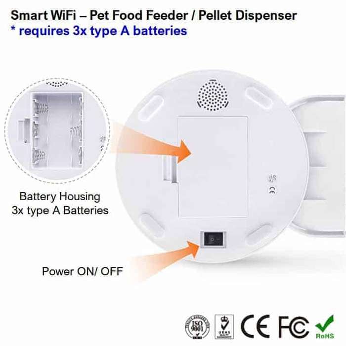 Smart Pet Feeder | Dogs or Cats | WiFi Tuya Smart Life